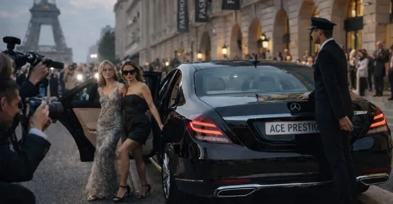 Luxury chauffeur service in Paris for Fashion Week with private driver