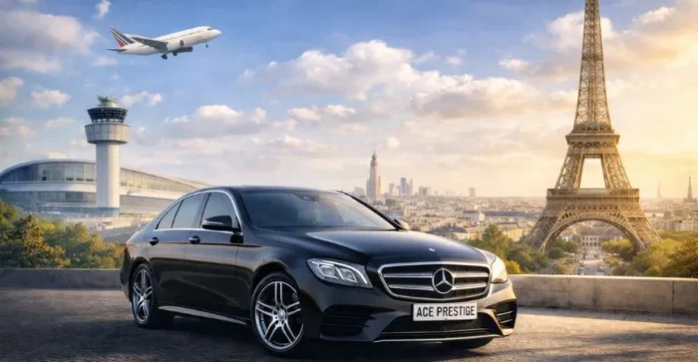 Luxury CDG to Paris private transfer with Mercedes chauffeur service – ACE Prestige airport transfer